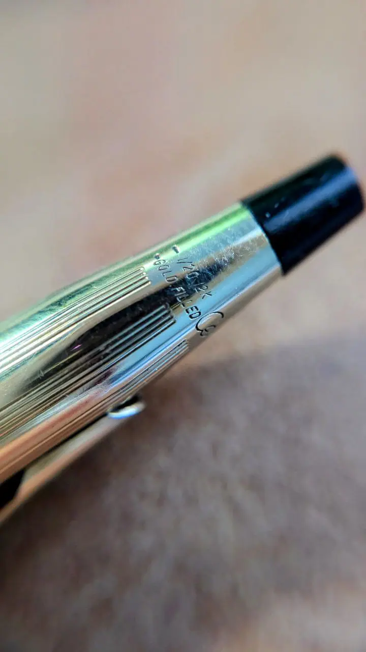 Porte-mine plaqué or - Cross Century  0.7mm-image-4