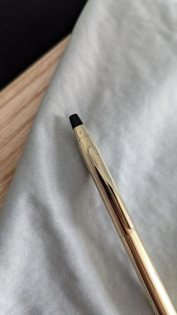 Porte-mine plaqué or - Cross Century  0.7mm-image-3